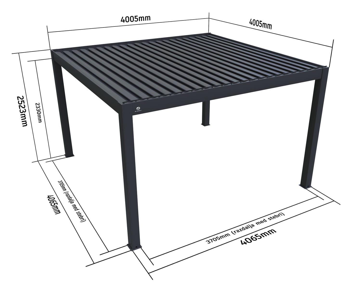 mp-pergola-bioklimatska-pergola-4x4-antracit MP pergola bioklimatska pergola 4x4m