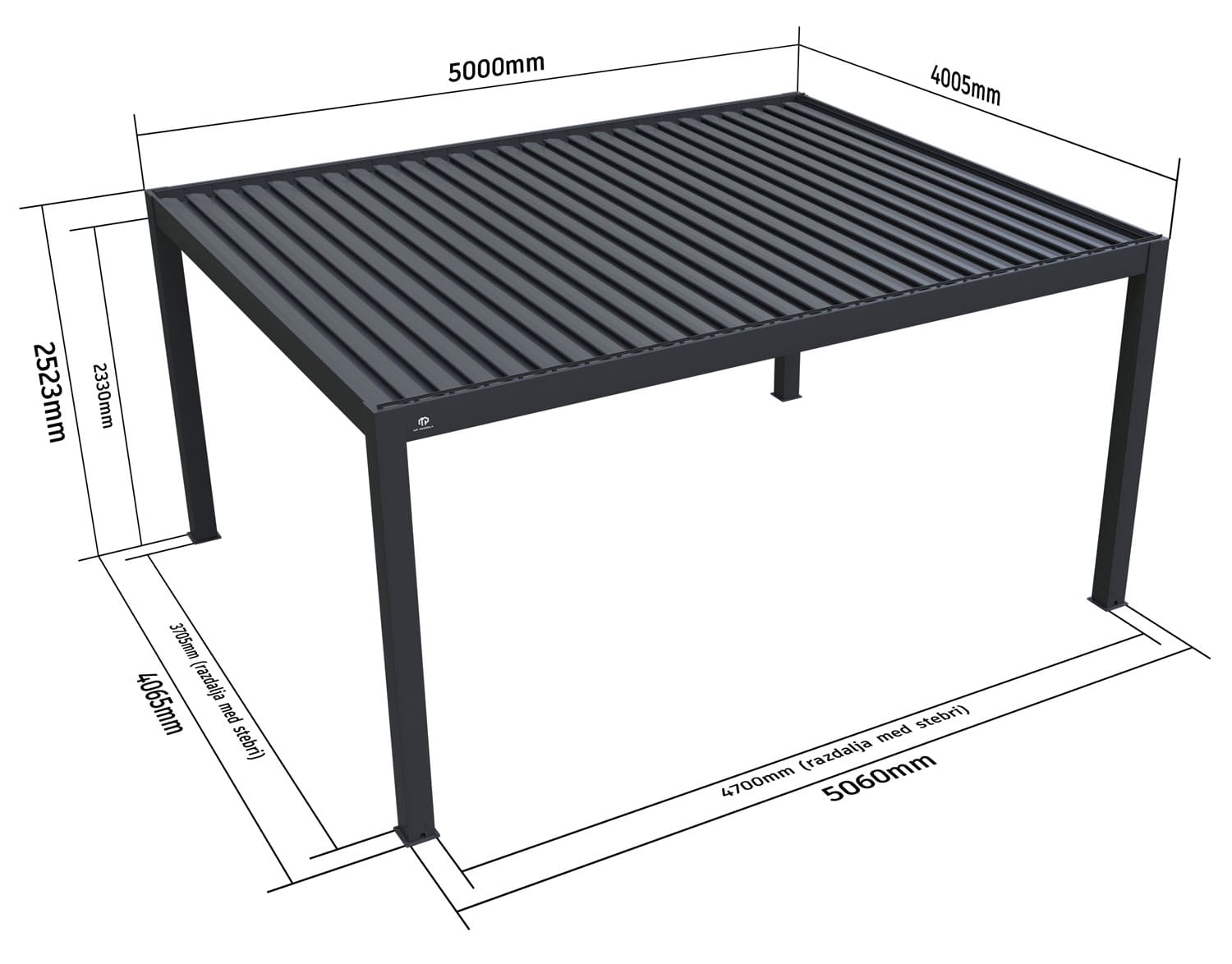 mp-pergola-bioklimatska-pergola-4x5-antracit MP pergola bioklimatska pergola 4x5m